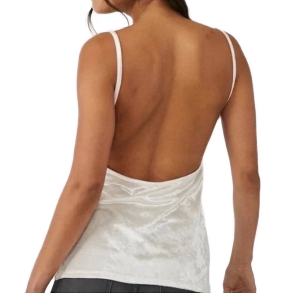 FREE PEOPLE All Night Velvet Tunic Top in Champagne! - Picture 3 of 5
